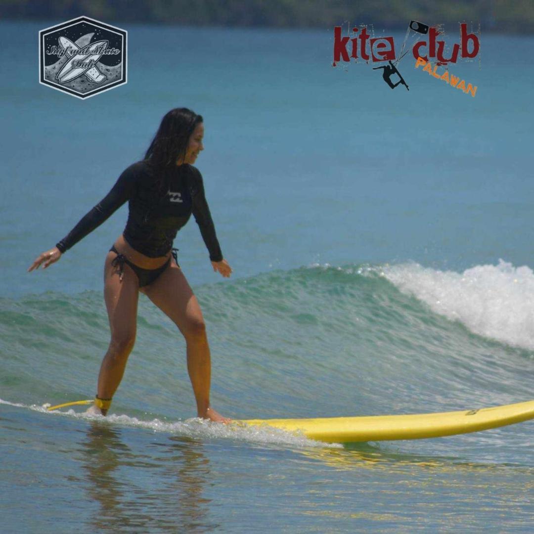 Surf And Skate Duli El Nido By Kiteclub Palawan Hostel Exterior photo