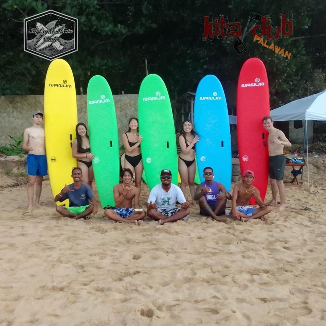 Surf And Skate Duli El Nido By Kiteclub Palawan Hostel Exterior photo